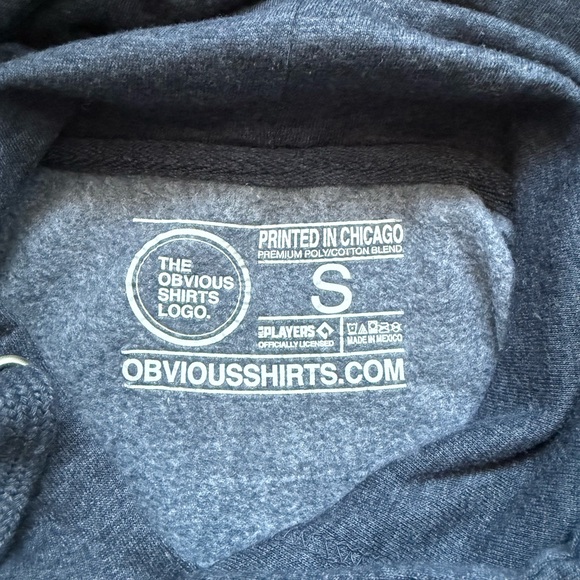 Obvious Shirts Chicago Bears Bears Fan Hoodie Small - Picture 3 of 8
